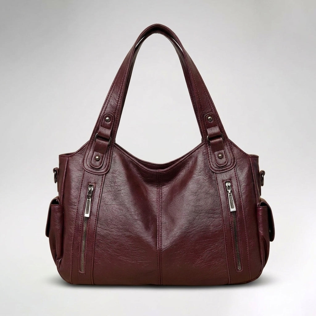 Marlowe soft carry shoulder bag in black