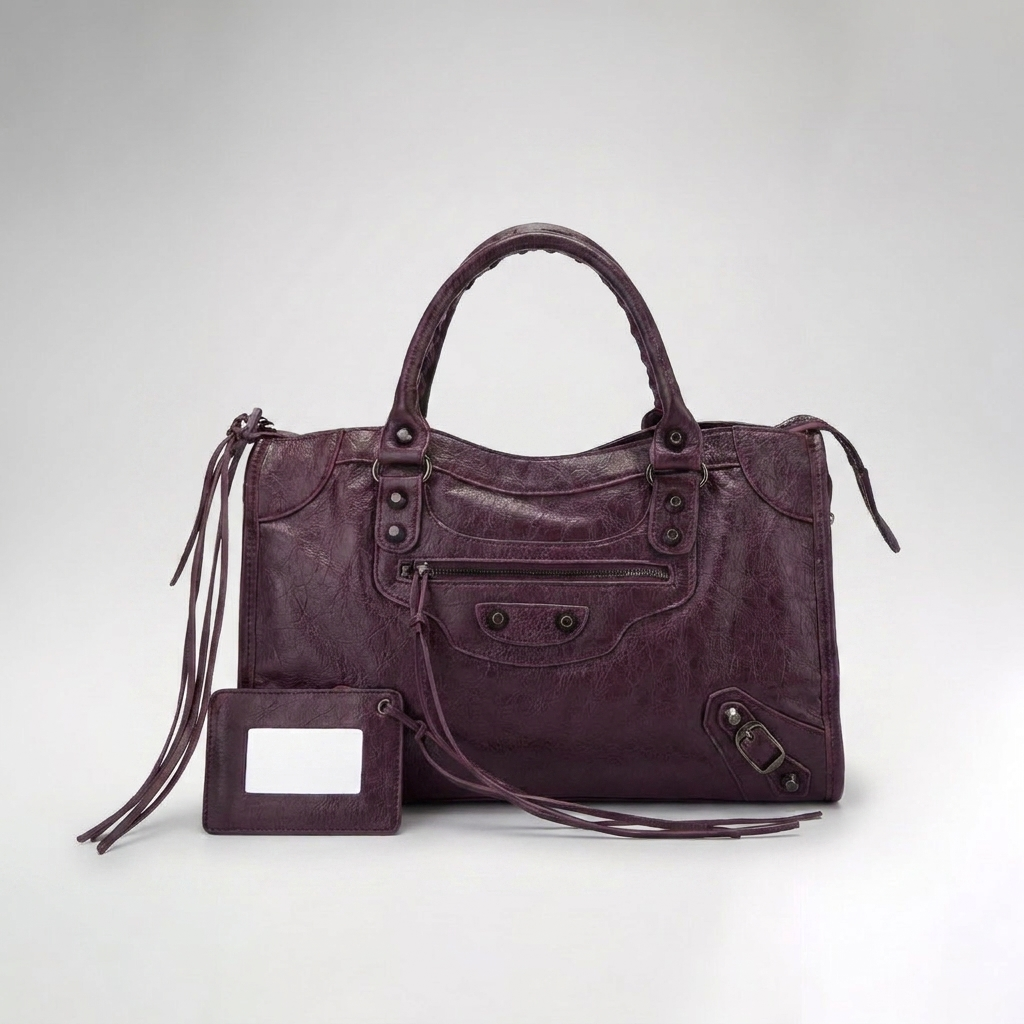 Camden Shoulder Bag - Aubergine