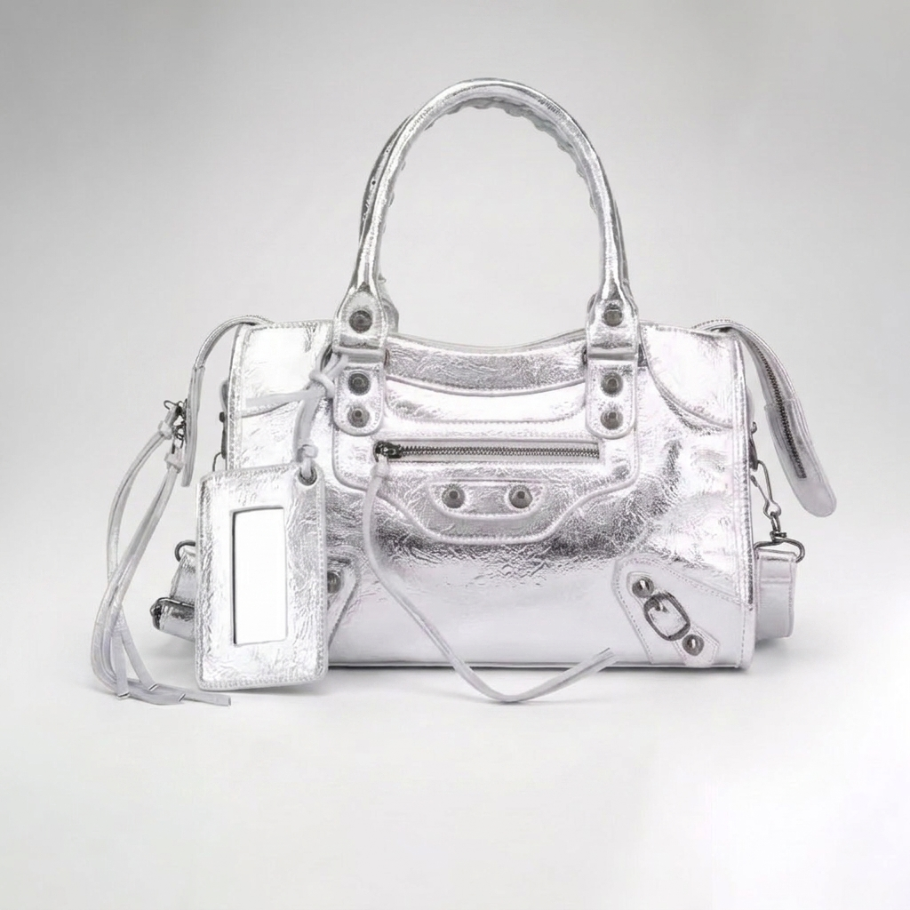 Camden Shoulder Bag - Silver
